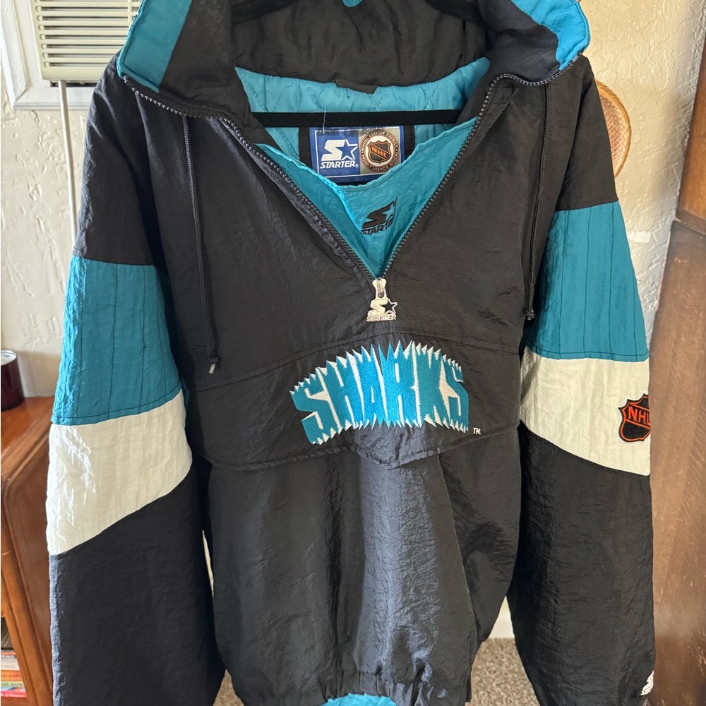 Vintage Sharks Hockey Jacket